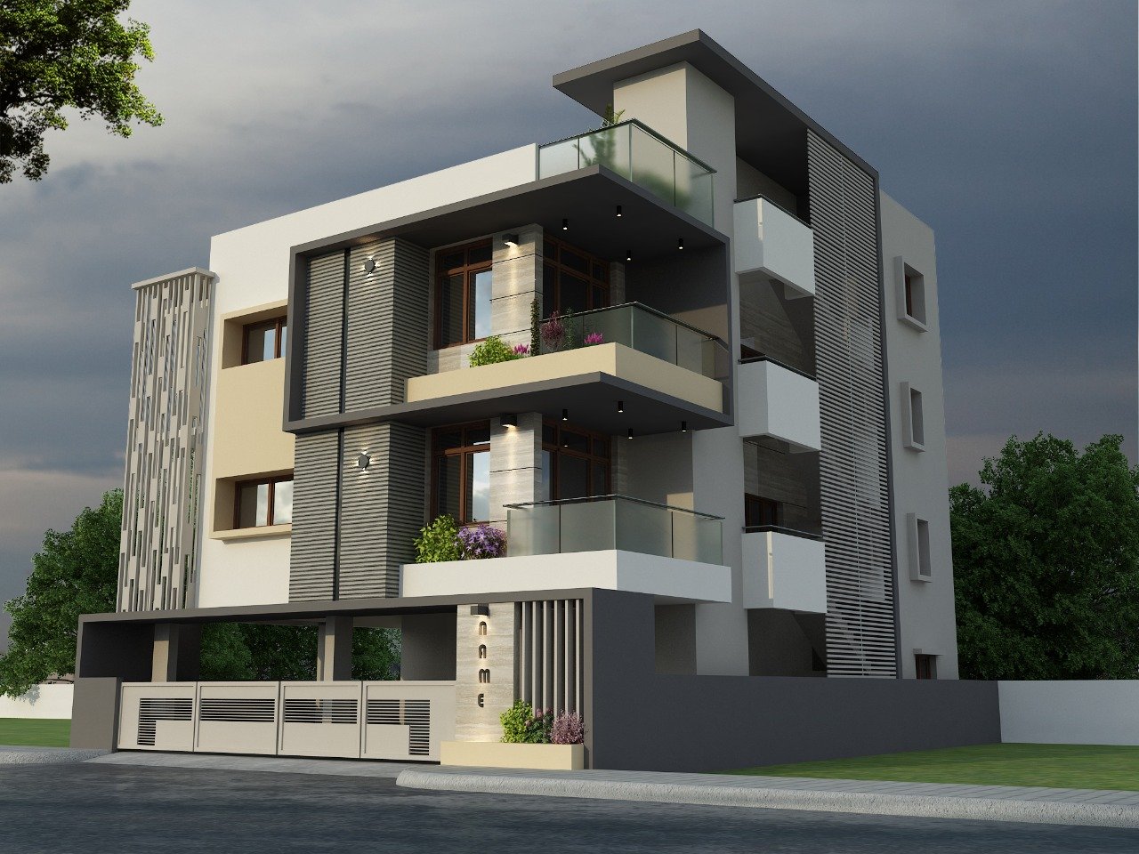Luxury elevation design